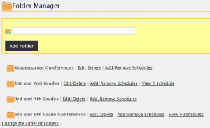 Screenshot of Folder Manager