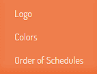 MyConferenceTime logo with schedule and color details for conference planning.